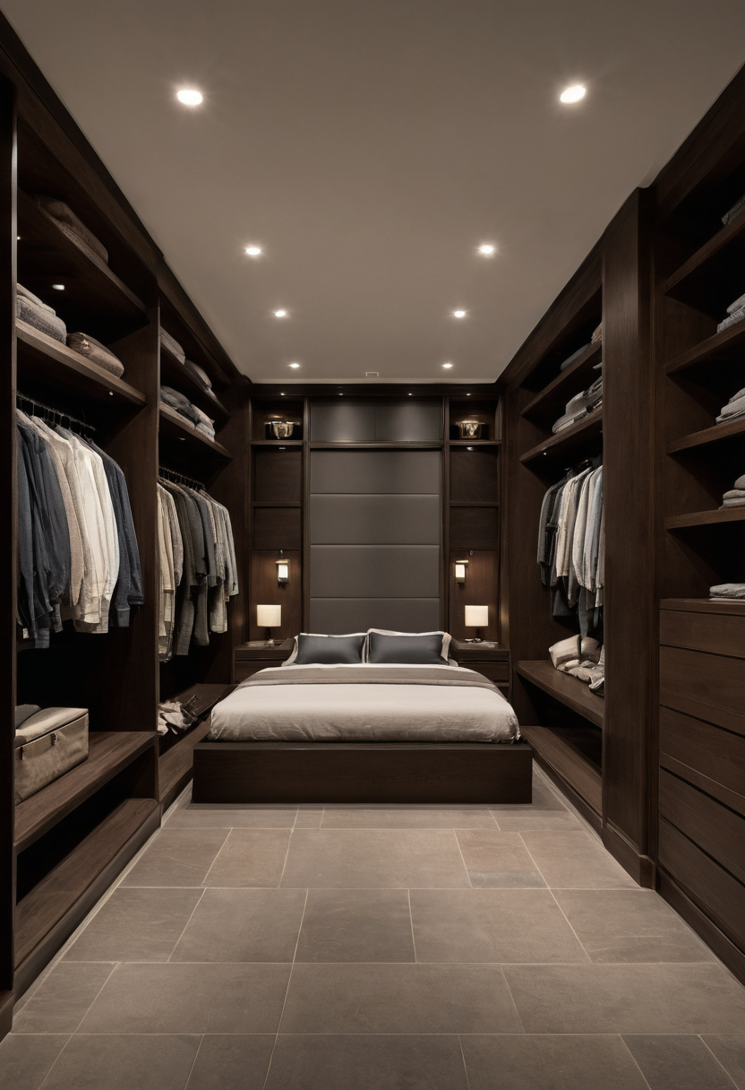 Luxury interior image showing How should wardrobes be specified for a luxury bedroom suite