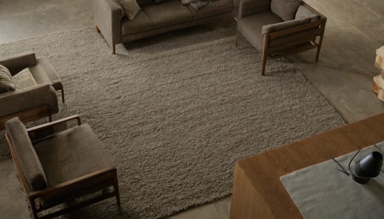 Living room walkways must remain continuous when every seat is occupied shown in a luxury residential interior